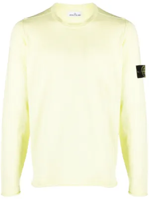 Lemon stone island jumper online