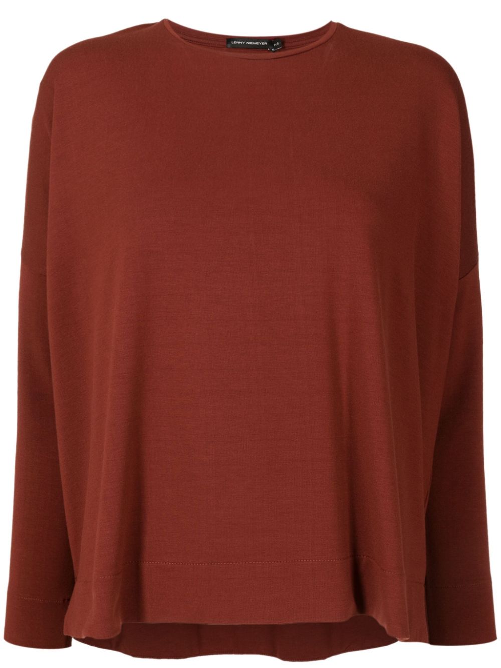 drop-shoulder blouse