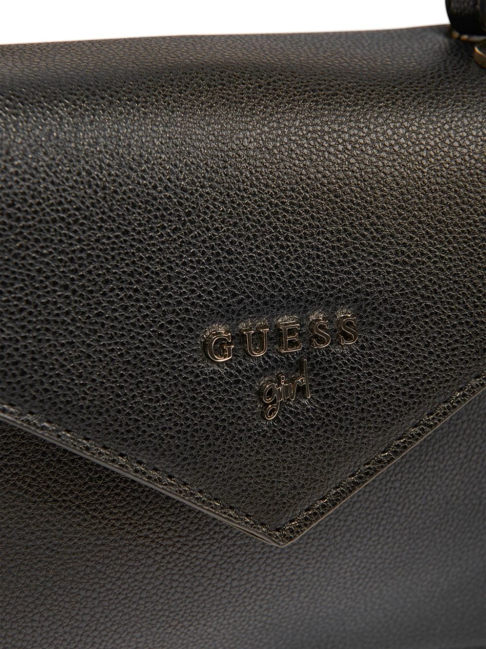 Shop Guess Logo-plaque Crossbody Bag In Black