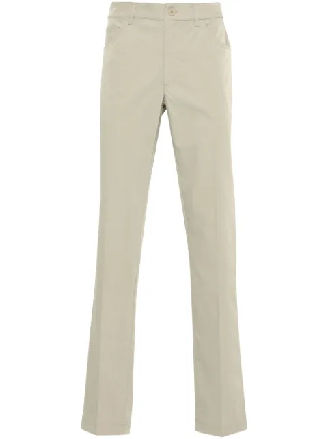 Lacoste logo-patch twill trousers