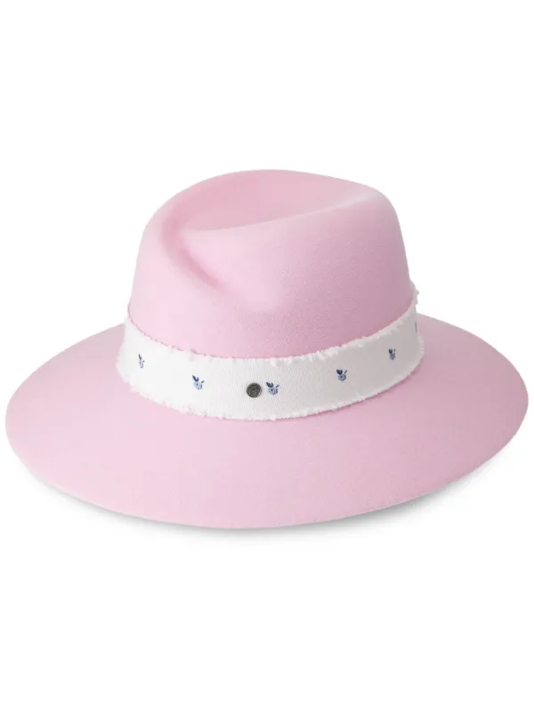 Maison Michel Virginie フェドーラハット | ピンク | FARFETCH JP