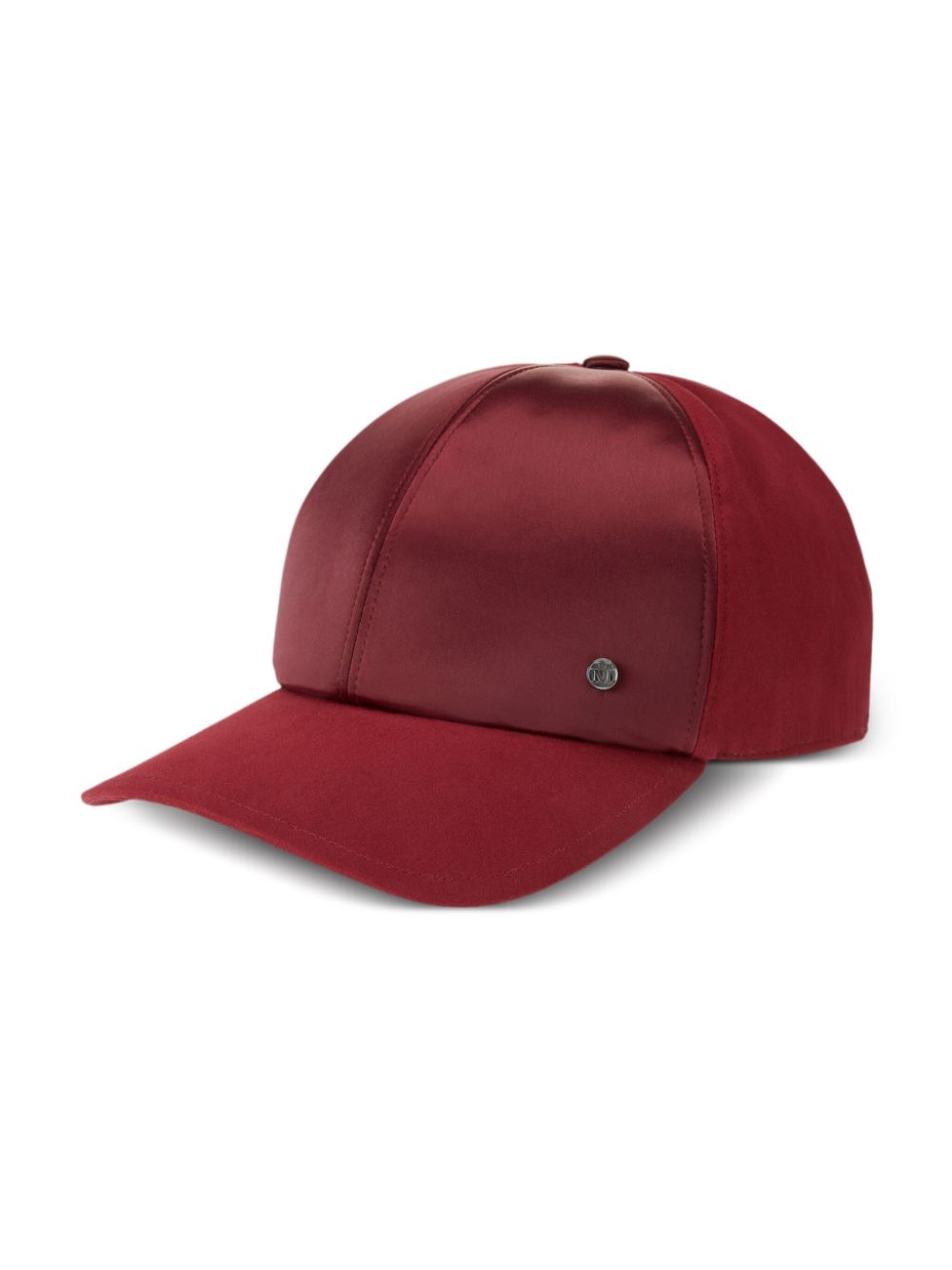 Maison Michel Tiger satin-weave baseball cap Rood