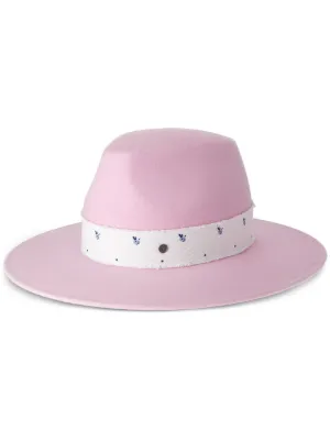 Maison Michel Henrietta フェドーラハット | ブルー | FARFETCH JP