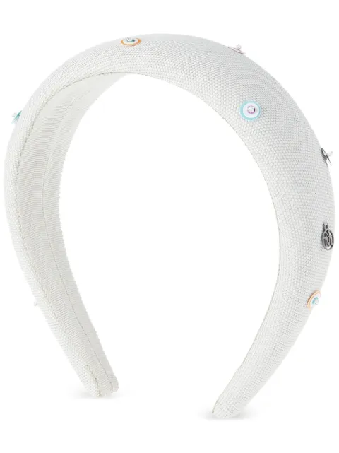 Maison Michel Miwa 3D bead-embellished headband