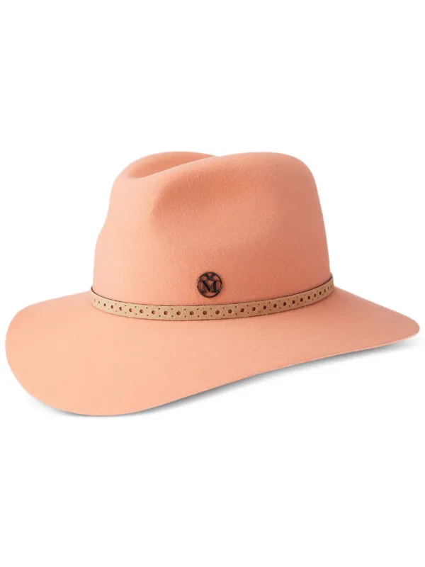 Maison Michel Henrietta フェドーラハット | オレンジ