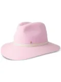 Maison Michel Henrietta wool-felt fedora hat - Pink