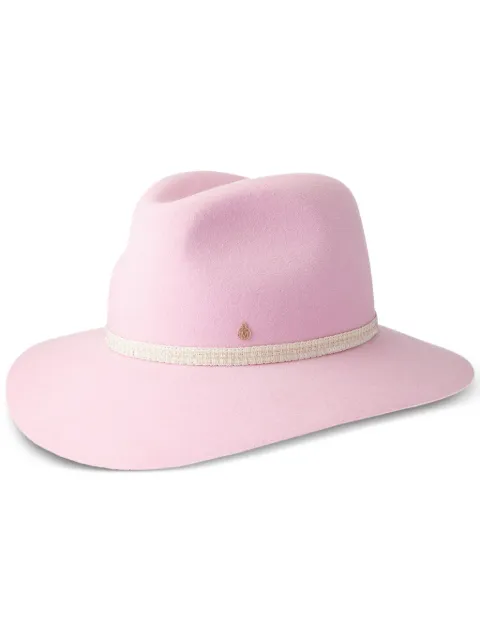 Maison Michel Henrietta wool-felt fedora hat 1002159001 - 0