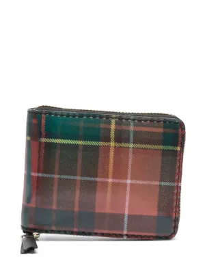 Comme Des Garçons Wallet Tartan Coin Purse | Green | FARFETCH AO