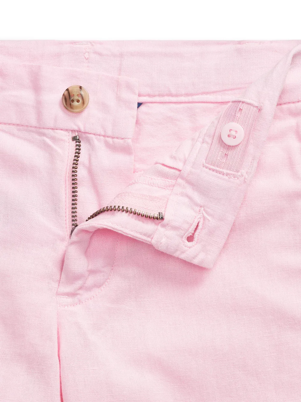 POLO RALPH LAUREN KIDS Linnen shorts Roze