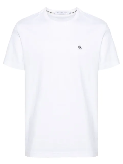 Calvin Klein Jeans logo-patch cotton T-shirt