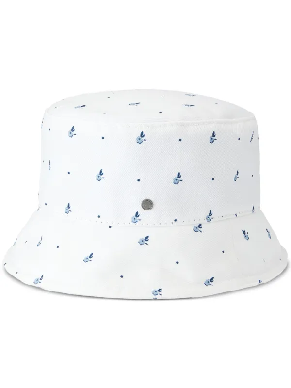 Maison Michel Axel フローラル バケットハット | ホワイト