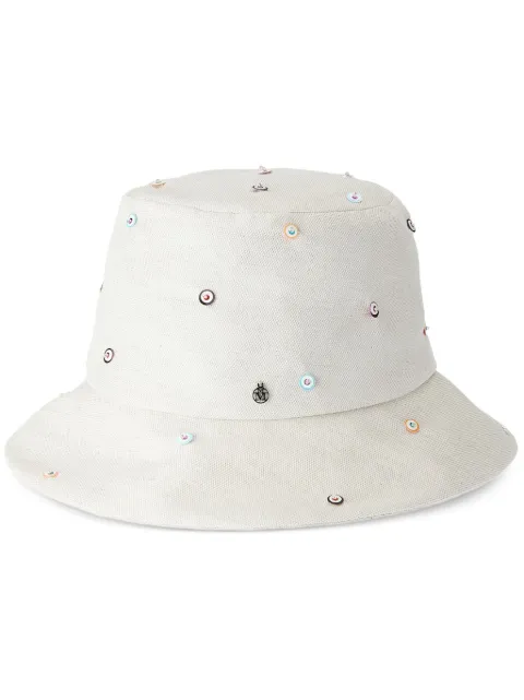 Maison Michel gorro de pescador Fredo con detalles de lentejuelas