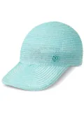 Maison Michel Tiger logo-plaque cap - Blue