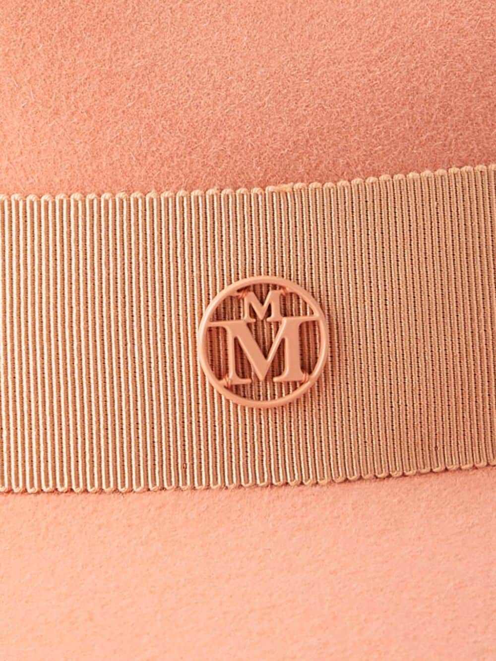 Shop Maison Michel Henrietta Wool-felt Fedora In Pink