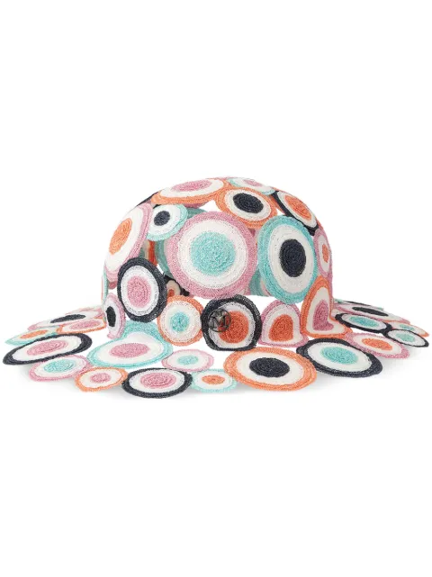Maison Michel Pat cut-out straw hat