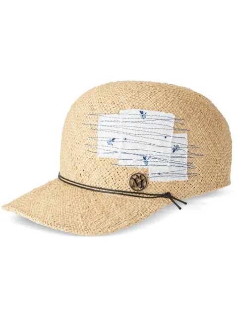 Maison Michel Roxy decorative-stitching cap 