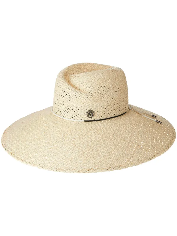 Maison Michel Big Virginie ストローハット | ニュートラル Maison Michel Big Virginie ストローハット | ニュートラル