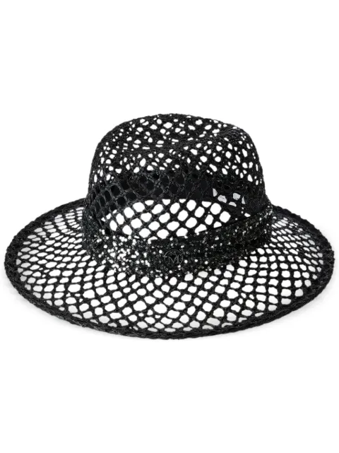 Maison Michel Virginie sequin-detail fedora hat
