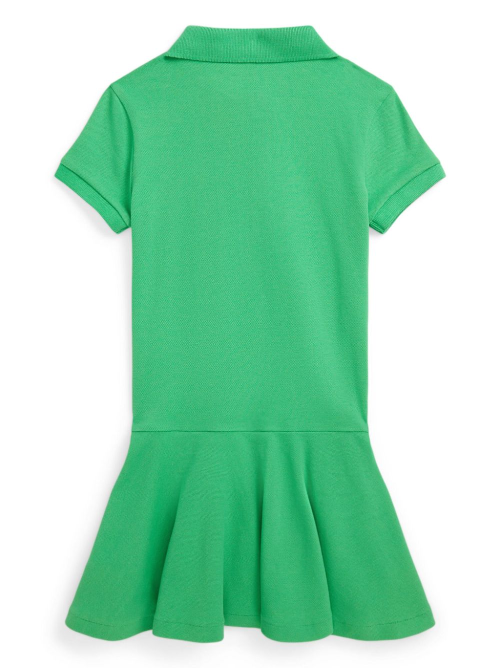 Shop Ralph Lauren Logo-embroidered Polo Dress In Green