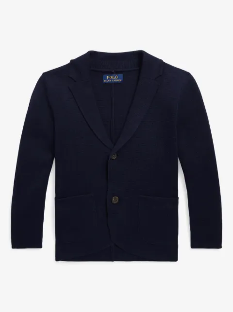 POLO RALPH LAUREN KIDS button-up cotton cardigan
