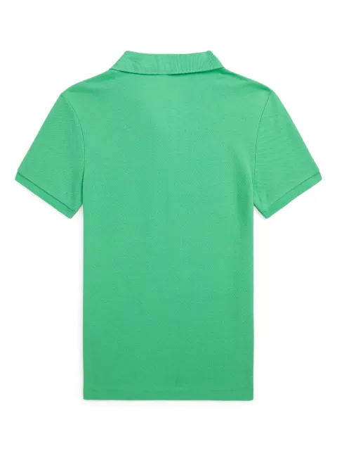 POLO RALPH LAUREN KIDS logo-embroidered cotton polo shirt