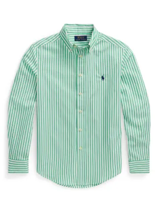 POLO RALPH LAUREN KIDS ストライプ シャツ | グリーン