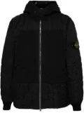 Stone Island Compass-badge quilted jacket - Black