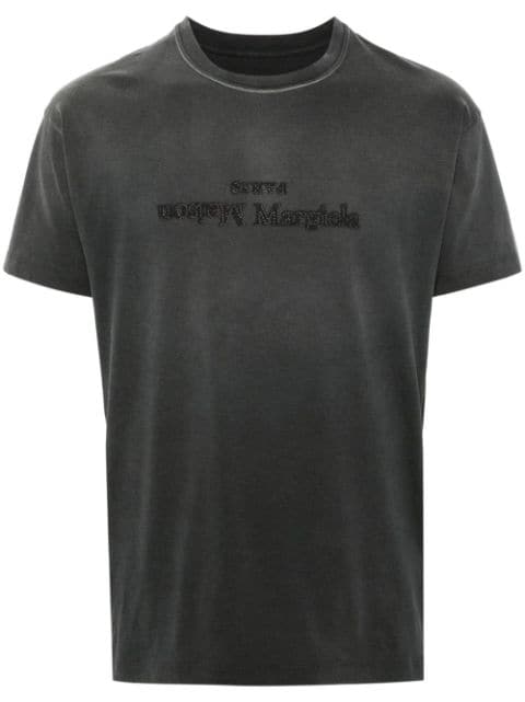 Maison Margiela t-shirt en coton à logo Reverse iprimé