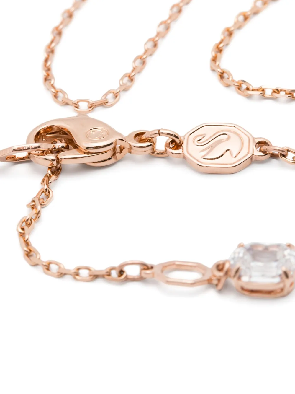 Swarovski Mesmera Pear-cut Set In Gold