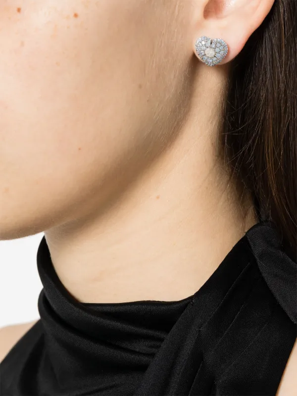 Swarovski Idyllia Stud Earrings | Blue | FARFETCH