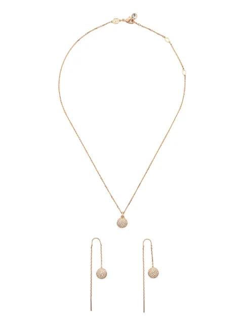 Swarovski set de aretes y collar Sublima