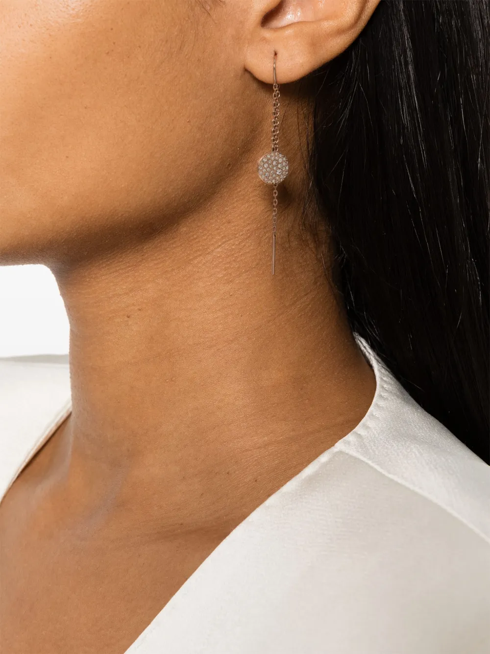 Swarovski White, Rose Gold-tone Meteora Set, 2 Piece In Gold