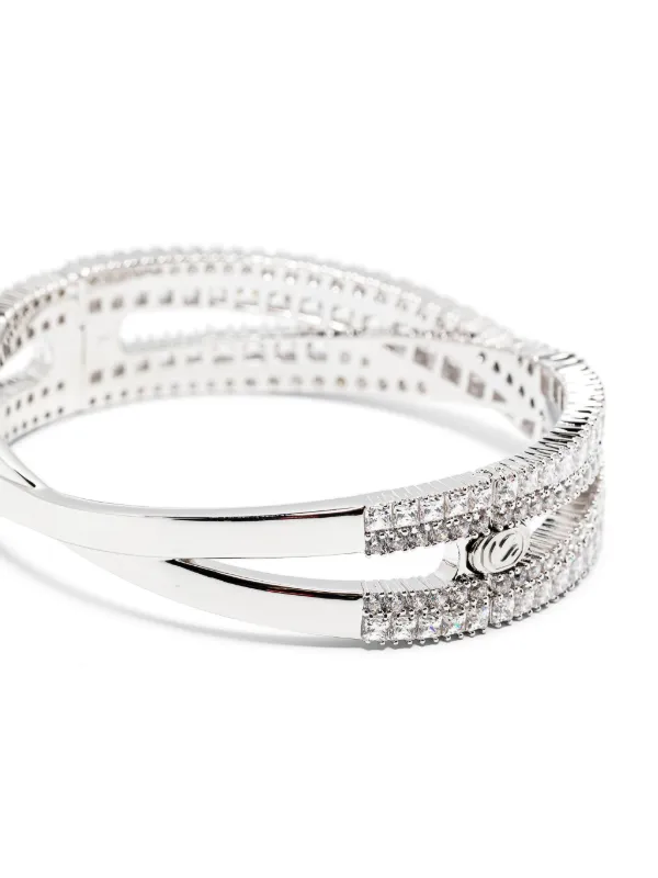 Swarovski Hyperbola カフブレスレット | ホワイト | FARFETCH JP
