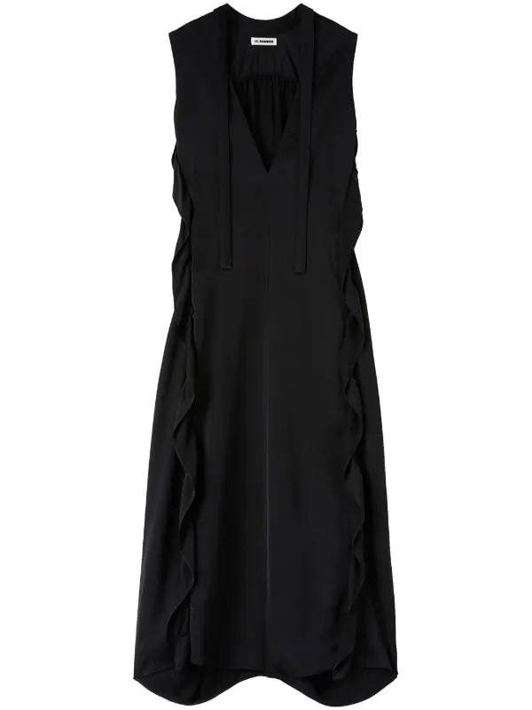 【関税&送料込】Jil Sander Long Dress With Ruffles 22484652_52378050_600.jpg