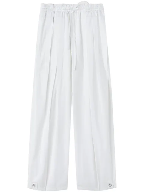 Jil Sander wide-leg cotton trousers