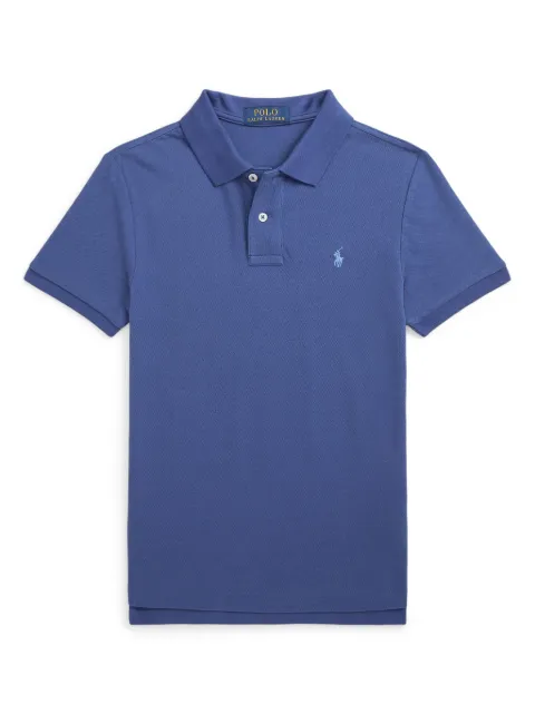 POLO RALPH LAUREN KIDS Polo Pony-embroidered cotton polo shirt