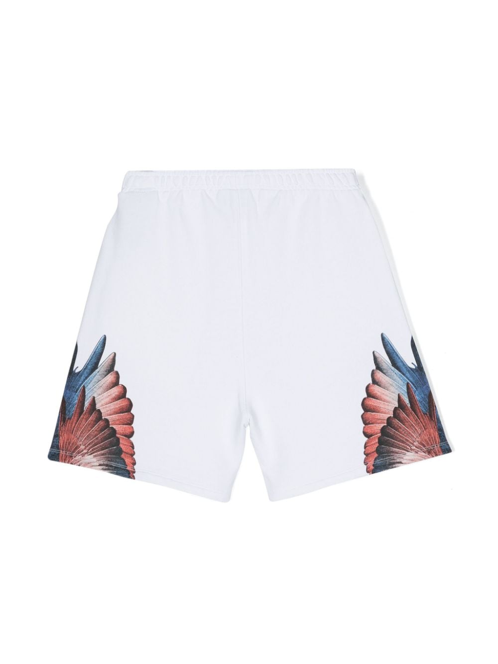Shop Marcelo Burlon County Of Milan Icon Wings Track Shorts In White