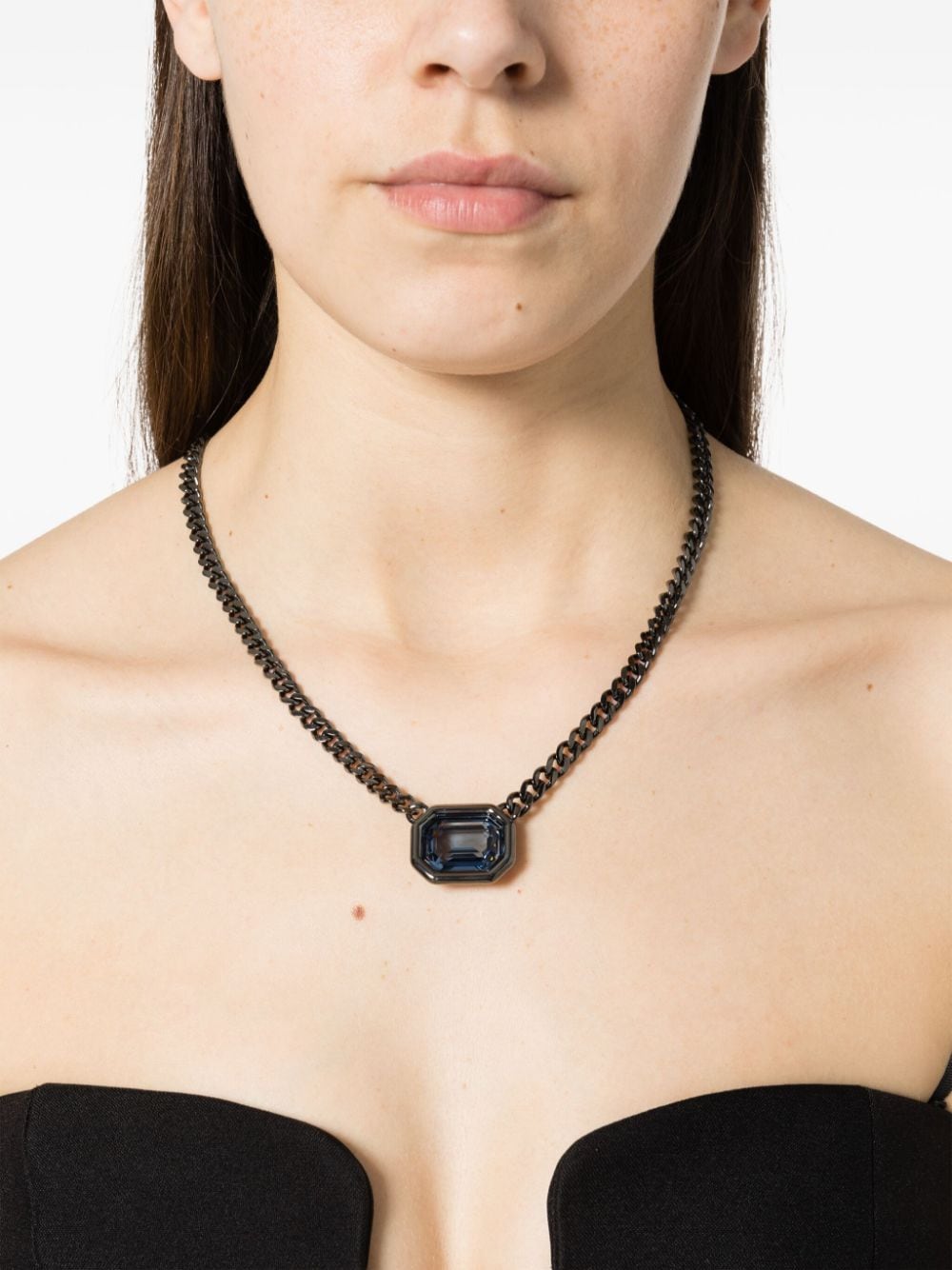 Image 2 of Swarovski Millenia Cuban-chain necklace