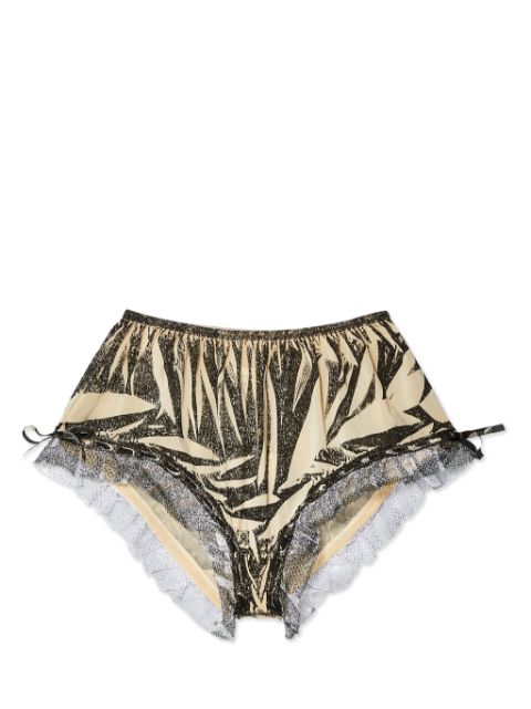 Maison Margiela graphic-print side-tie briefs