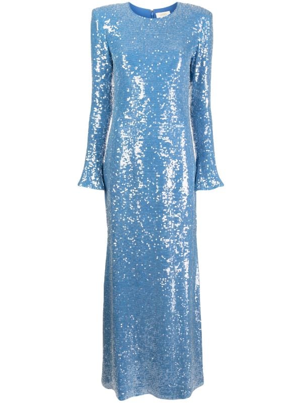 日本で買Jessica Wright スパンコールパネル マキシドレス UK6 ロングドレス
