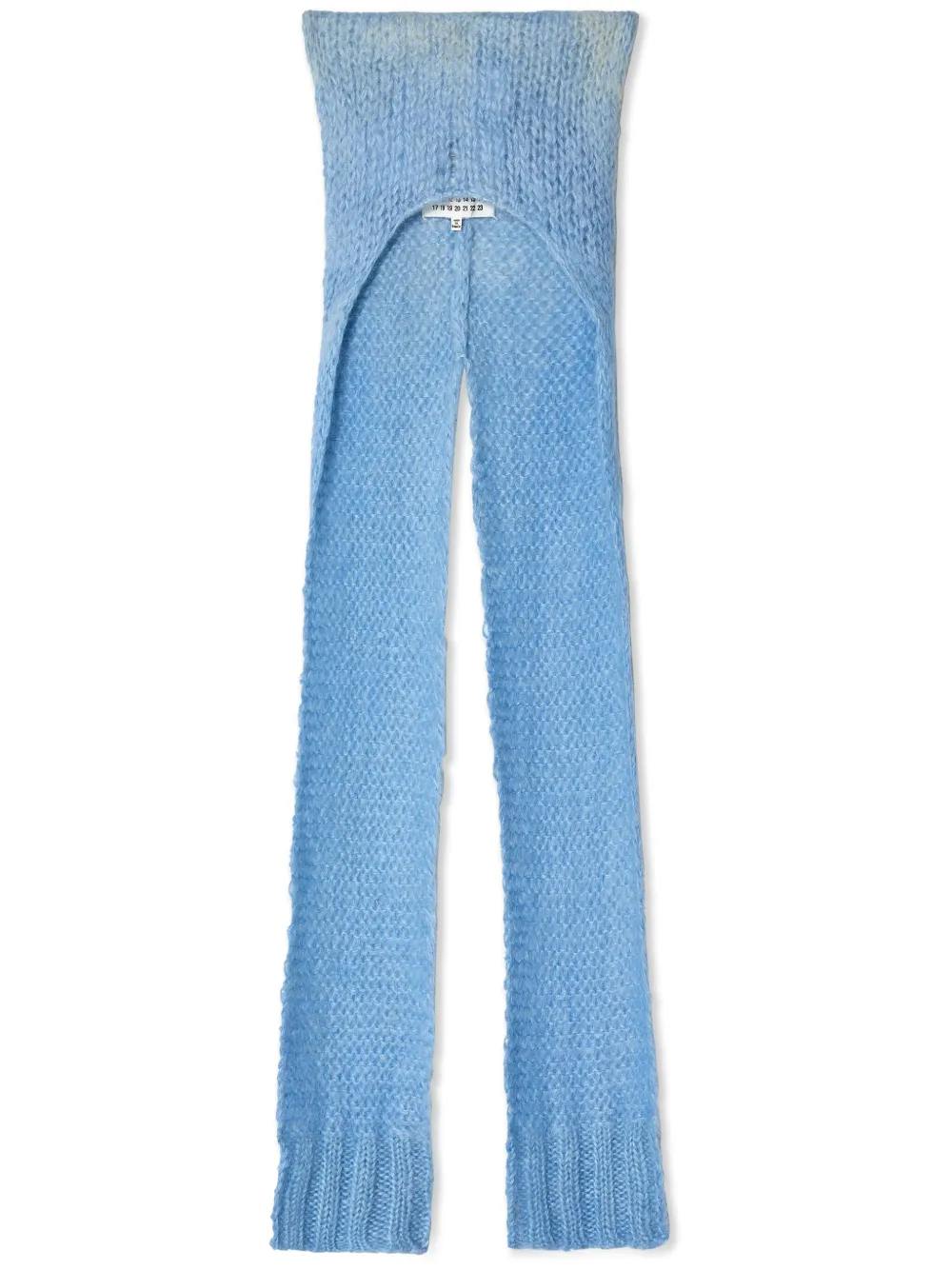 Maison Margiela ニットスカーフビーニー - ブルー Maison Margiela ニットスカーフビーニー - ブルー