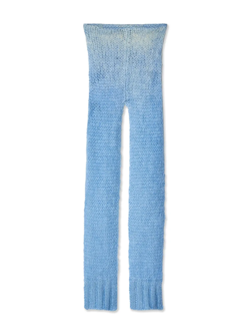 Maison Margiela Gebreide muts met sjaal - Blauw
