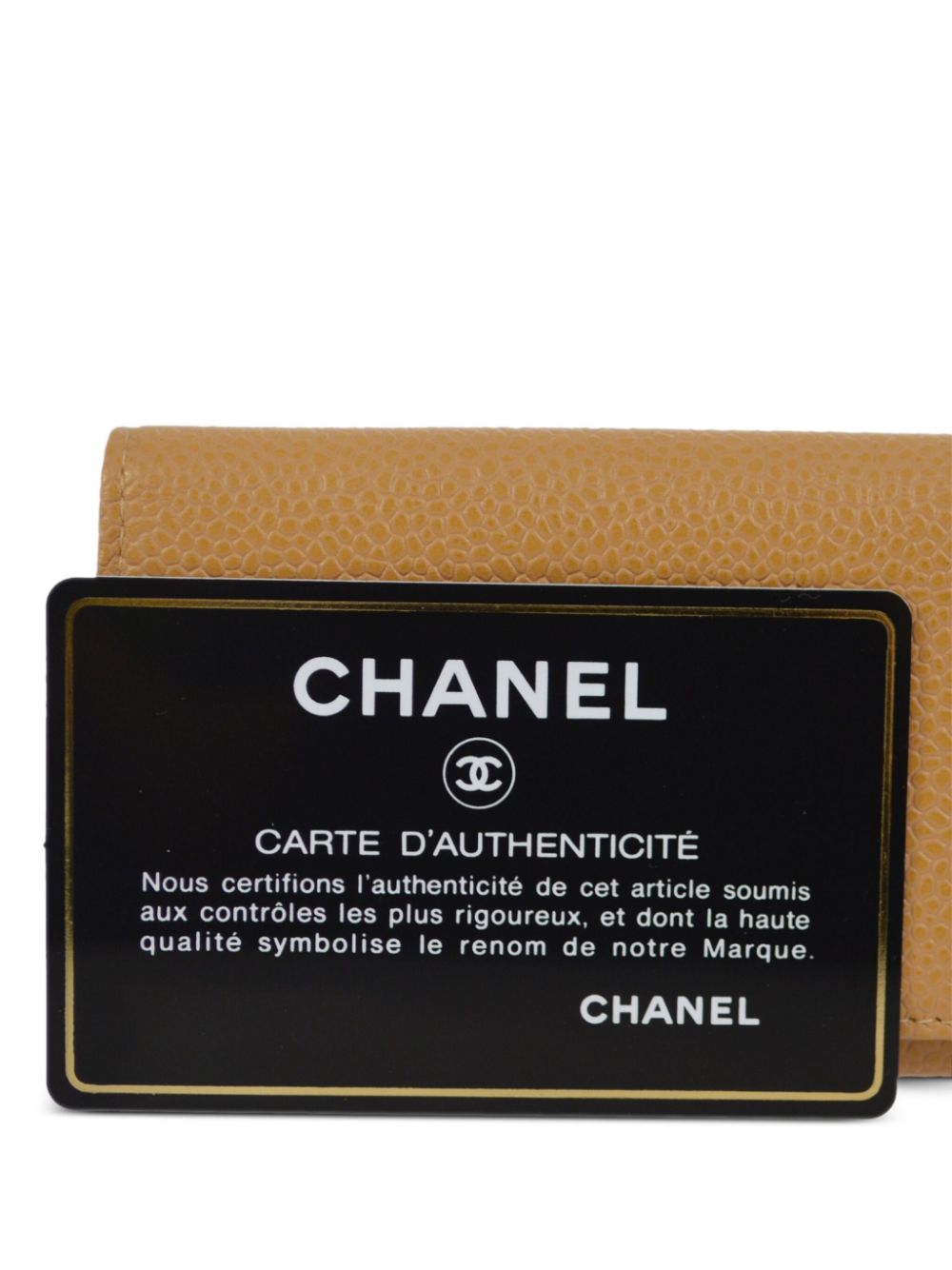 CHANEL 2003 Caviar leather key case Women