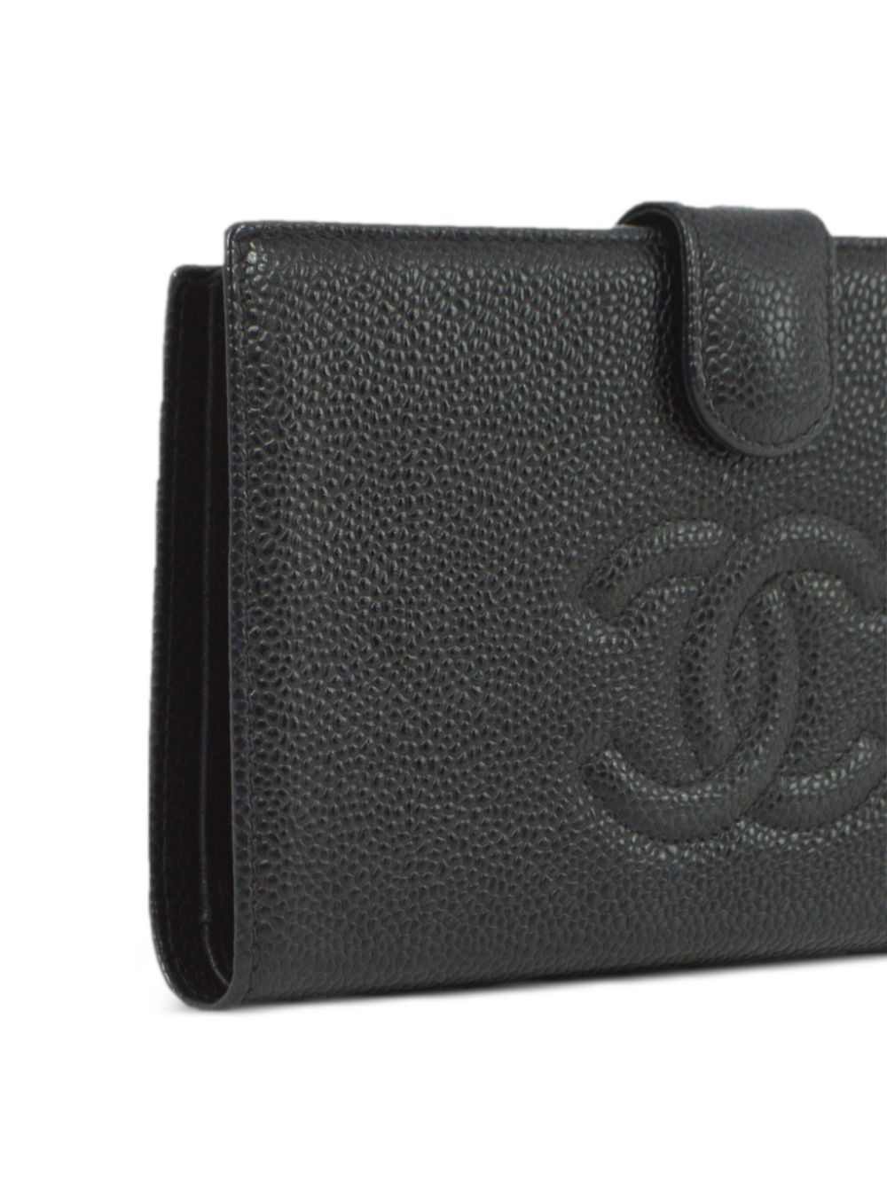 CHANEL 2006 CC Long leather wallet Women