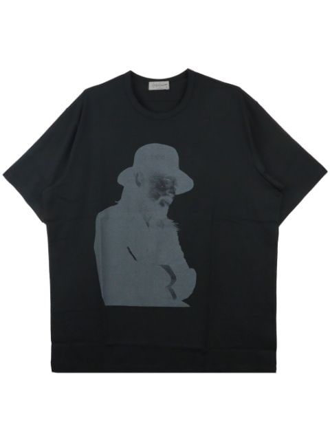 Yohji Yamamoto T-Shirt mit grafischem Print