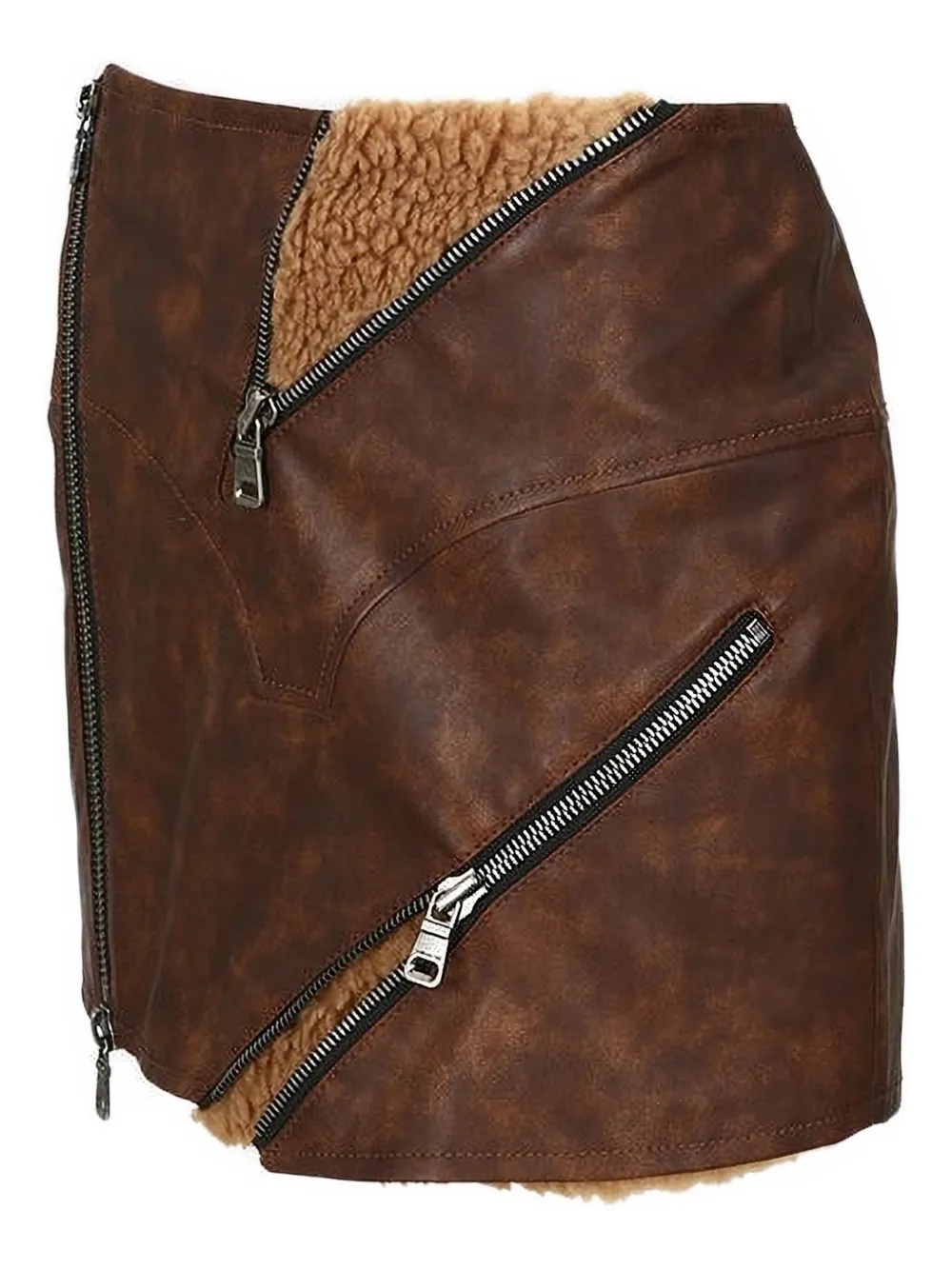Andersson Bell Austin Mini Skirt In Brown