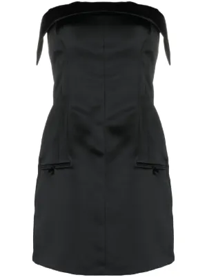 SHUSHU/TONG Bow Mini Dress | Black | FARFETCH
