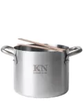 knindustrie The Pasta Beyond Basic steel pot - Silver