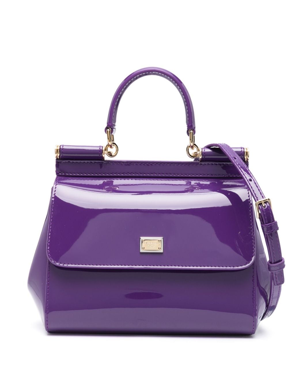 Dolce & Gabbana Mittelgrosse Sicily Handtasche In Violett