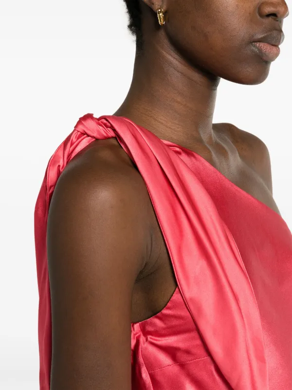 Cult Gaia Kamila one-shoulder Maxi Dress | Pink | FARFETCH